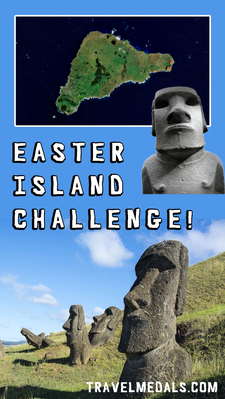 Visit Easter Island Challenge! Travel Medals