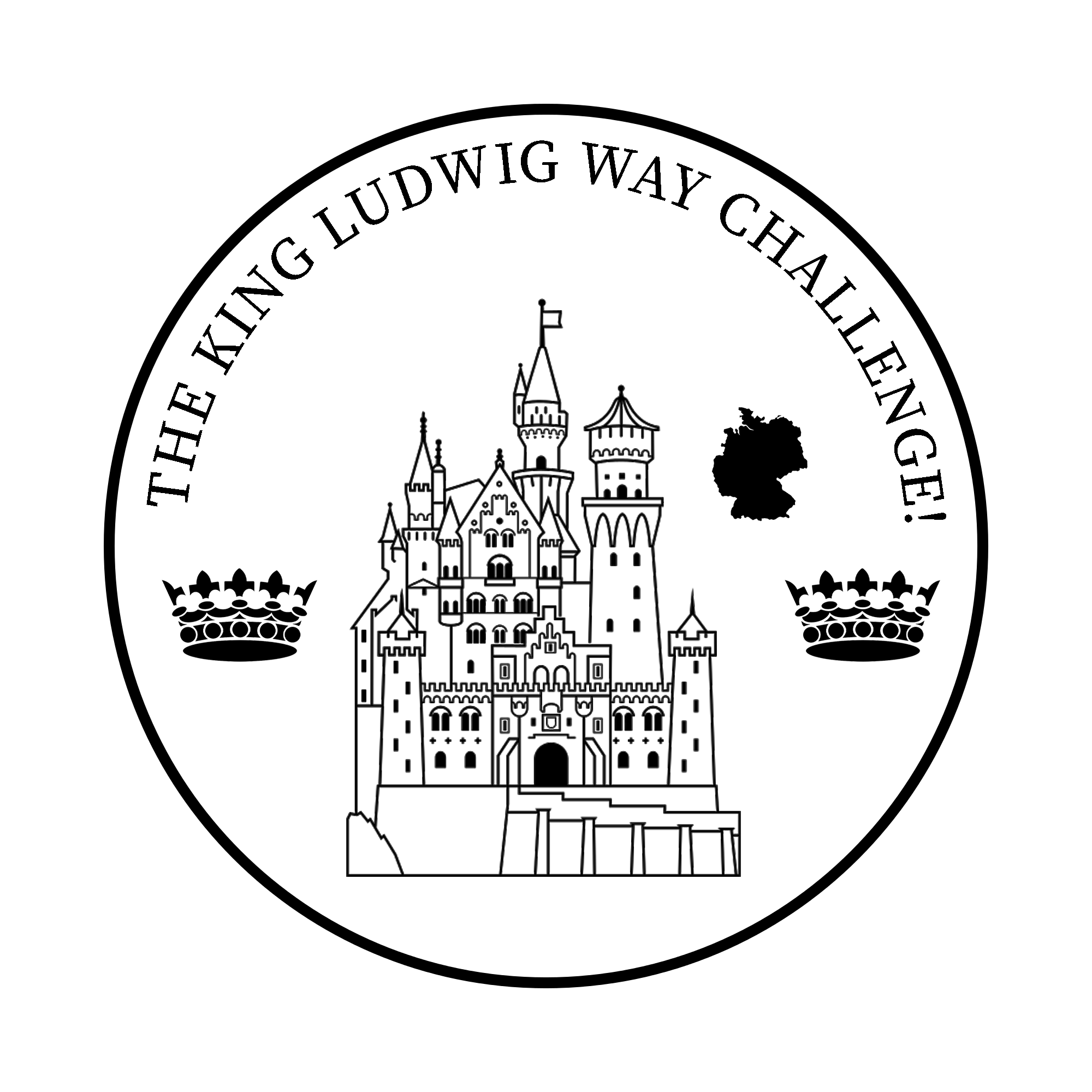 King Ludwig Way Challenge Medal Design