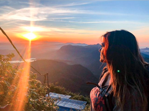 Adam's Peak Sunset Sri Lanka